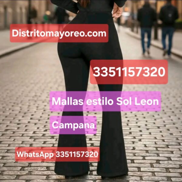 faja pantalón tipo sol león corte acampanado